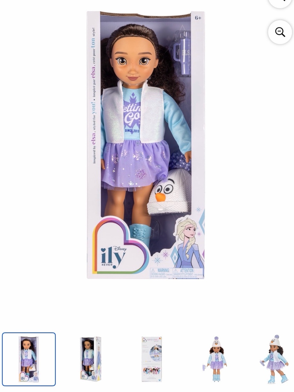 Disney ILY 4EVER 18” Doll Inspired by Elsa New in Box